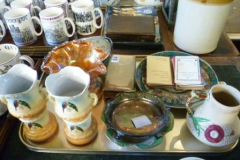 0084-Tray-inc-Cigarette-Case-Jug-Vases-Bowl-etc