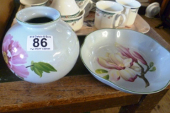 0086-Spode-Oriental-Flowers-Dish-and-Bowl