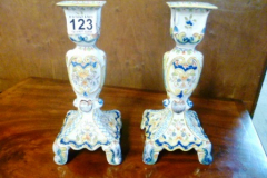 0123-Pair-of-European-Ceramic-Candlesticks-AS