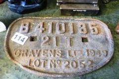 0114-Cast-Railway-Plaque-Cravens-Ltd
