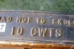 0117-Load-not-to-Exceed-10-CWTs-Metal-Sign