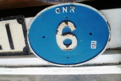 0121-Cast-Blue-and-White-Sign-GNR-6