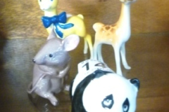 0149-Beswick-Panda-Mouse-and-2-Babycham-Figures-AF
