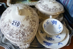0210-Tureens-and-Wedgwood-Cup-Saucer-and-Plate