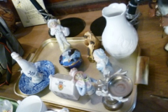 0309-Assorted-China-Figures-Vase-etc