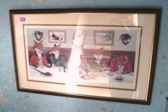 0329-Mr-Foxs-Hunt-Breakfast-on-Xmas-Day-Print