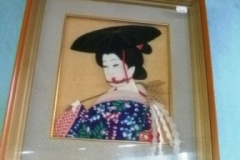 0334-Framed-Picture-of-Japanese-Lady