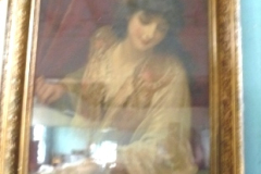 0335-Gilt-Framed-Picture-of-a-Classical-Lady