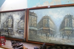 0353-2-Large-Paris-Street-Scenes-Signed-Burnett