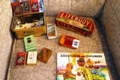 0066-Vintage-Tins-and-Contents-Album-of-Tea-Cards-etc