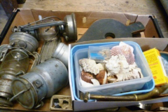 0206-Box-of-Assorted-Plated-Ware-Lamp-Shells-etc