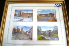 0329-4-Small-Framed-Watercolours-of-Bedale