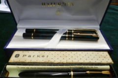 0379-Boxed-Waterman-Pens-and-Boxed-Parker-Pen