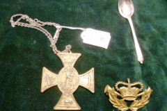 0386-Religious-Pendant-Badge-and-Apostle-Spoon