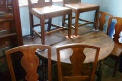 0408-Antique-Oak-Drop-Leaf-Dining-Table-and-6-Chairs
