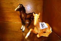 087-Two-Beswick-Foals-Brown-and-Palomino