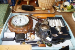 170-Assorted-Lot-Incl.-Barometer-and-Boxed-Plated-Egg-Cup