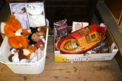 208-Two-Boxes-of-Toys-Incl.-Noahs-Ark-Dolls-and-Beanies