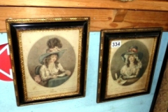 334-Pair-of-19C-Coloured-Engravings-Hesitations-and-The-Choice