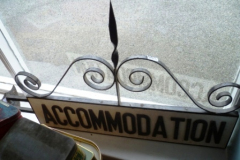 355-Metal-Sign-Accommodation-with-Wrought-Iron-Frame