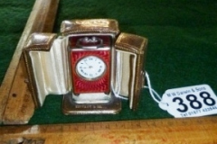 388-Tiffany-Travelling-Clock-in-Red-Enamel-with-Leather-Case