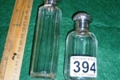 394-Two-Silver-Top-Scent-Bottles