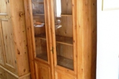437-Pine-Display-Cabinet-with-Cupboard-Under