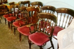 491-Ten-Red-Velvet-Seat-Pub-Chairs