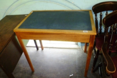 492-Leather-Top-Table