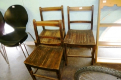 517-Set-of-3-Slatted-Seat-Chairs
