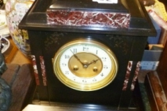 062-Black-Marble-Mantle-Clock