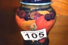 105-Small-Moorcroft-Pomegranate-Vase