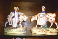 109-Staffordshire-Figures-of-Girl-and-Boy-with-Cows