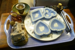 133-Tray-inc-Telescope-Wedgwood-RD-Toby-Jug-etc