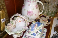 197-Tray-inc-Masons-Cheese-Dish-plus-Jug-Fruit-Bowls-etc