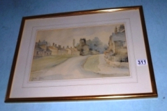 311-Watercolour-of-Coxwold-by-Dan-Haron