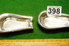 398-2-Silver-Horseshoe-Ashtrays
