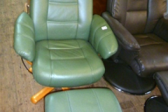 484-Green-Leather-Swivel-Chair-and-Footstool-AS