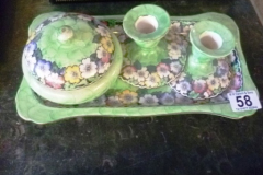0058-Maling-Green-Dressing-Table-Set