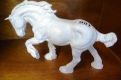 0106-Large-Matt-White-Beswick-Cart-Horse