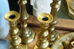 0155-2-Pairs-of-Brass-Candlesticks-and-Candlestick