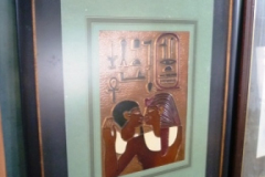 0306-Framed-Egyptian-Metallic-Image