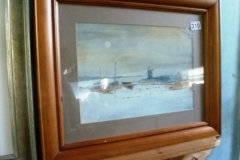0310-Framed-Coastal-Scene-by-W-B-Fildes