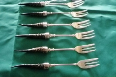 0355-Set-of-6-White-Metal-Pickle-Forks