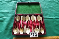 0373-Set-of-10-Silver-Teaspoons-in-Case