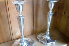 0391-Pair-of-Fluted-Silver-Candlesticks-11-Inches-High
