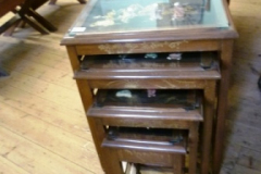 0411-Nest-of-4-Glass-Topped-Oriental-Tables
