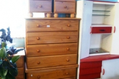 0432-Pair-of-Pine-4-Drawer-Chests-and-Bedside-Cabinets