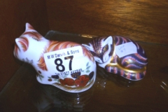 087-Royal-Crown-Derby-Kitten-and-Sleeping-Cat