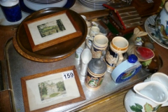 159-Tray-inc-Bavarian-Chalet-Music-Box-Pictures-etc